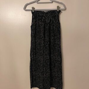 Billabong Black and White Flowy Pants